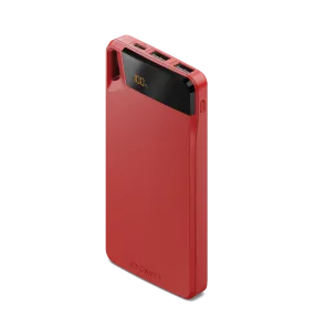 10,000 mAh Power Bank - Red