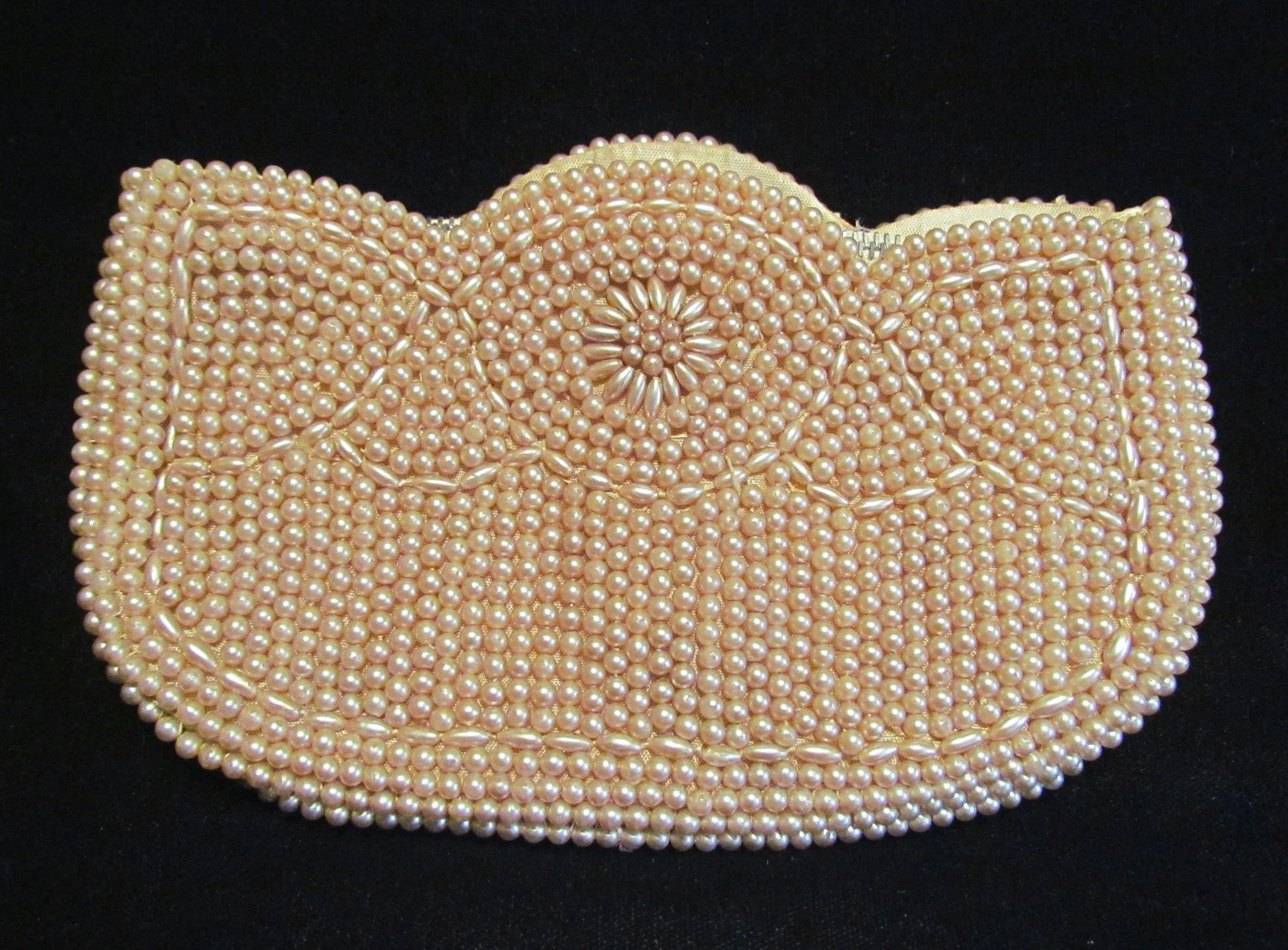 1940s Faux Pearl Purse Occupied Japan Bridal Bag Wedding Purse Excellent Condition