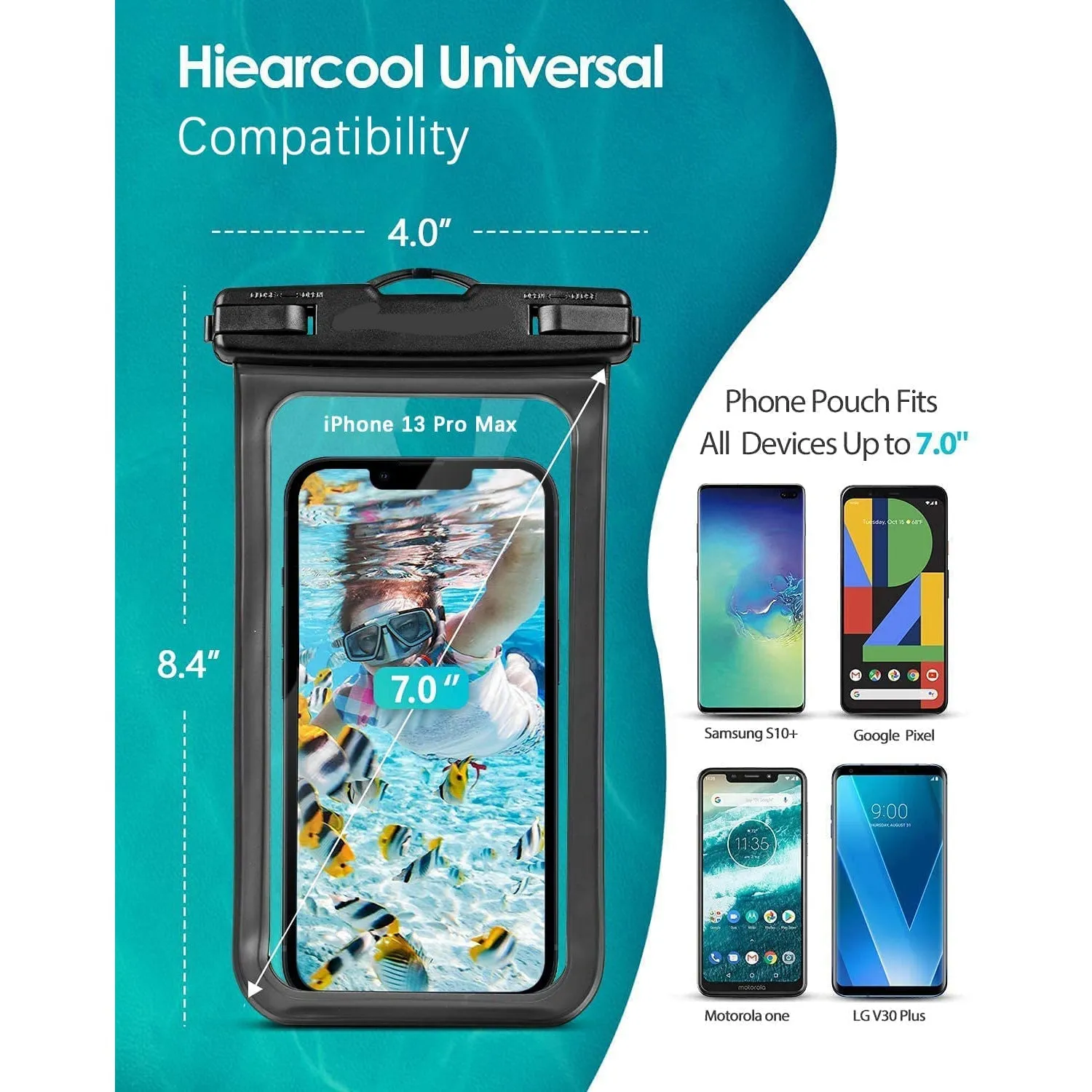 2-Pack: Universal Mobile Phone Waterproof Case