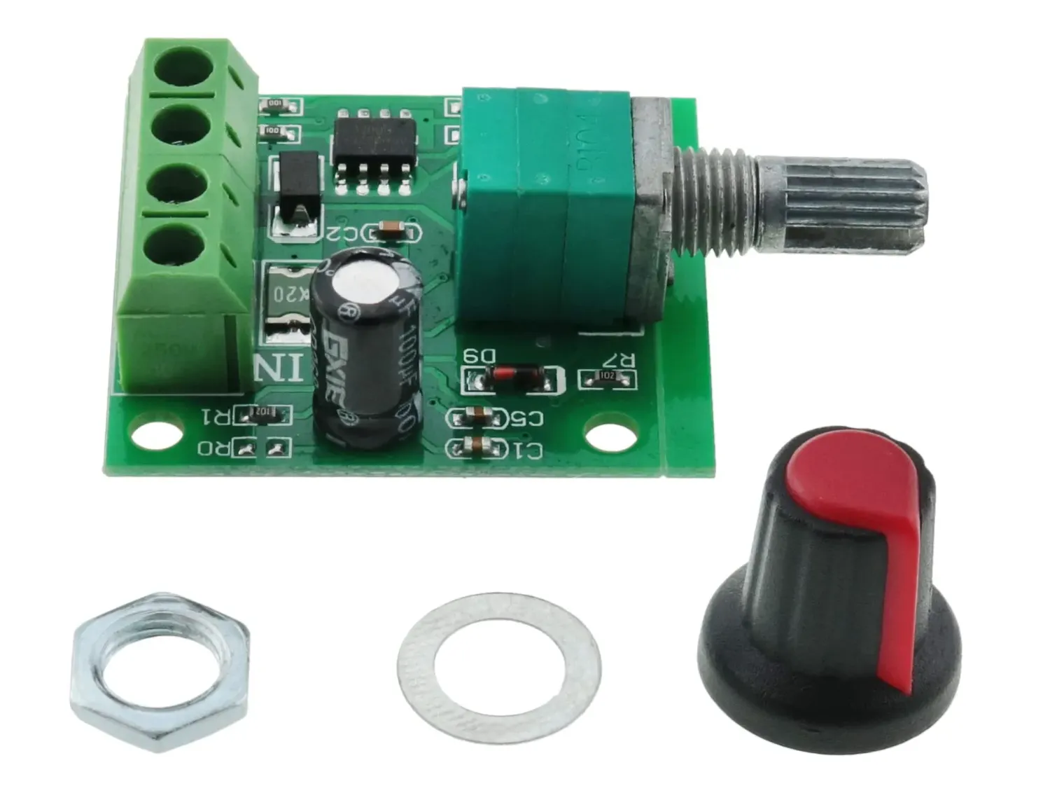 2A Knob Adjustable PWM DC Motor Speed Controller