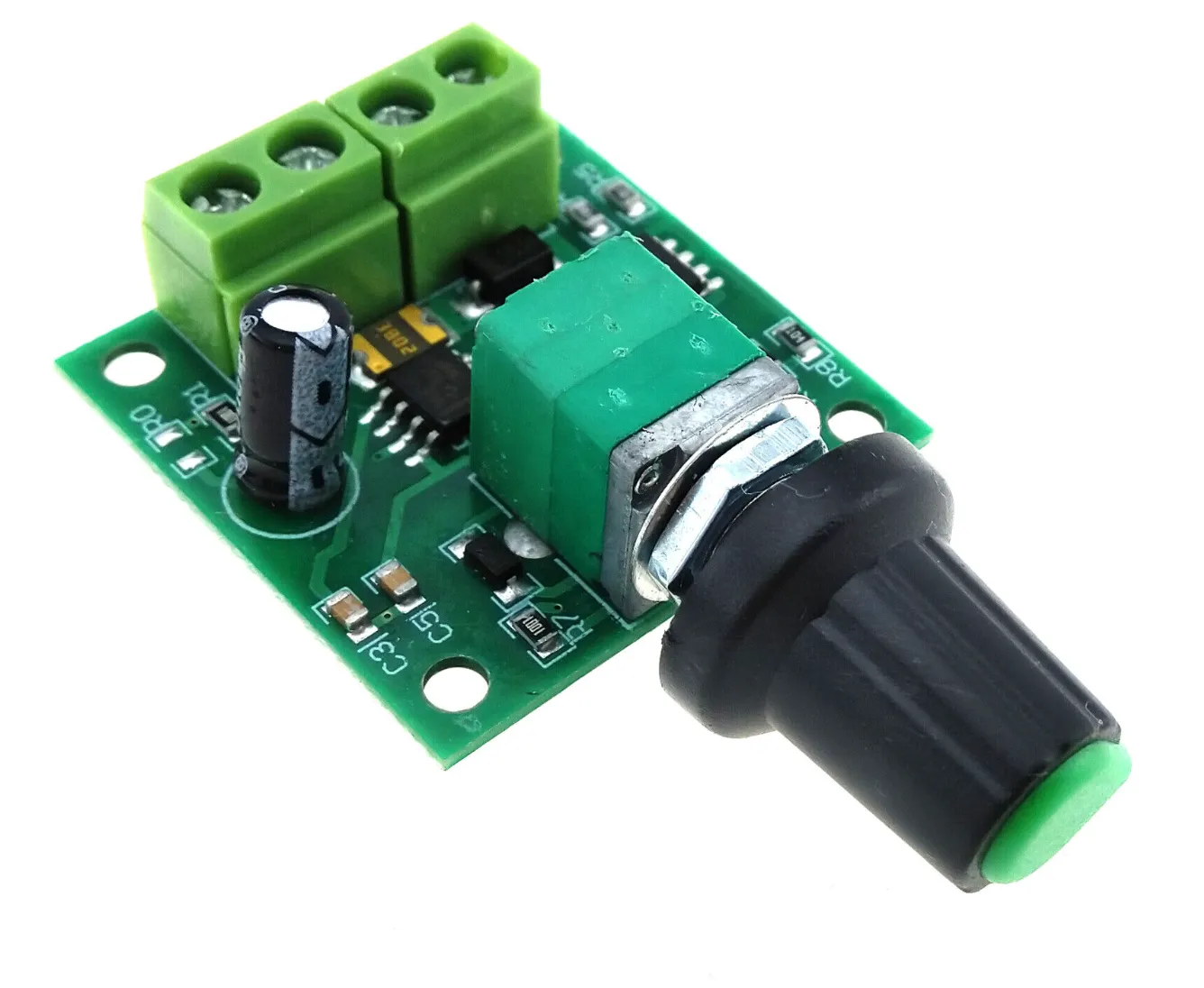 2A Knob Adjustable PWM DC Motor Speed Controller