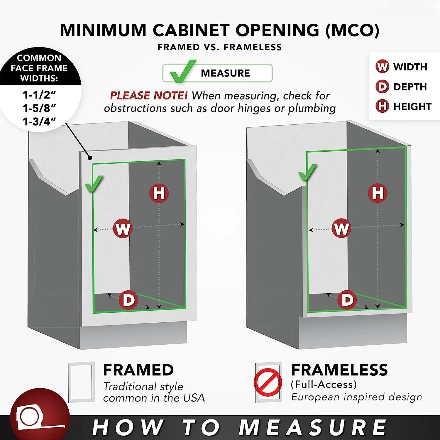 3-Tier Cabinet Drawer Pull Out Shelves With Wooden Handle