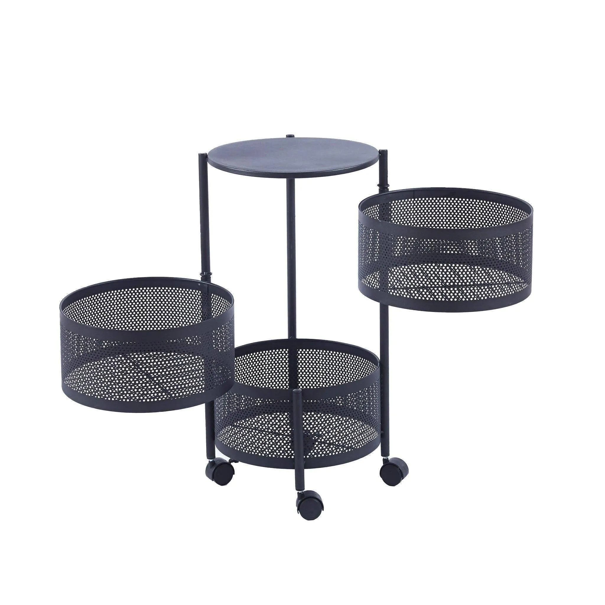 3 Tier Round Storage Cart - SF-103