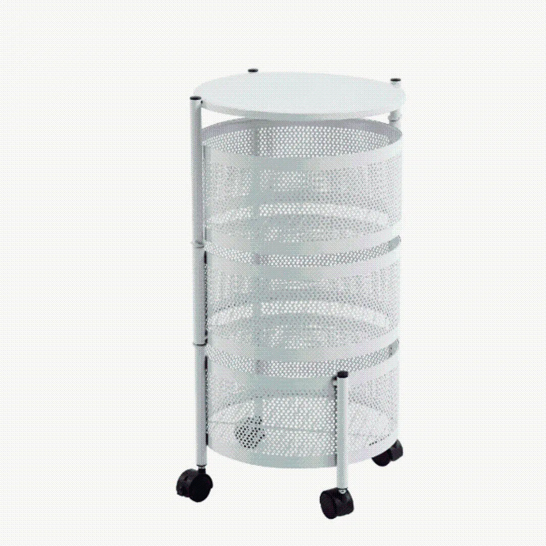 3 Tier Round Storage Cart - SF-103