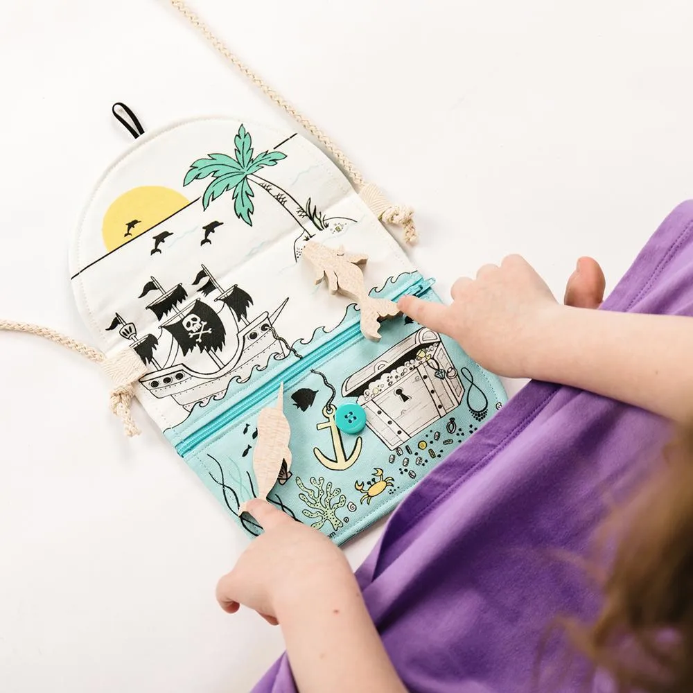 (30% Off) Purse - Seaside Adventure with Mermaid and Narwhal by So Handmade