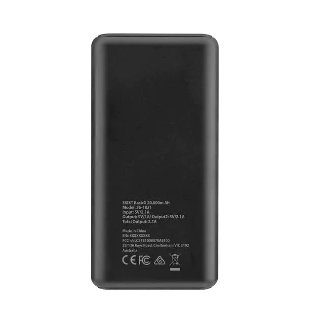 3sixT Power Bank 20000 mAH