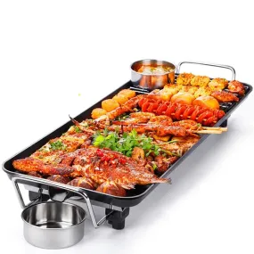 5-Level Adjustable Household Electric Grill Non Stick Smokeless Grill