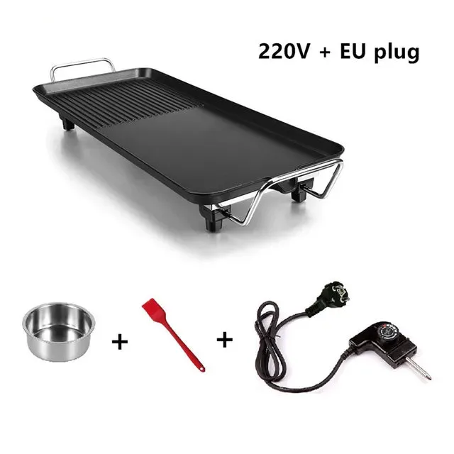 5-Level Adjustable Household Electric Grill Non Stick Smokeless Grill