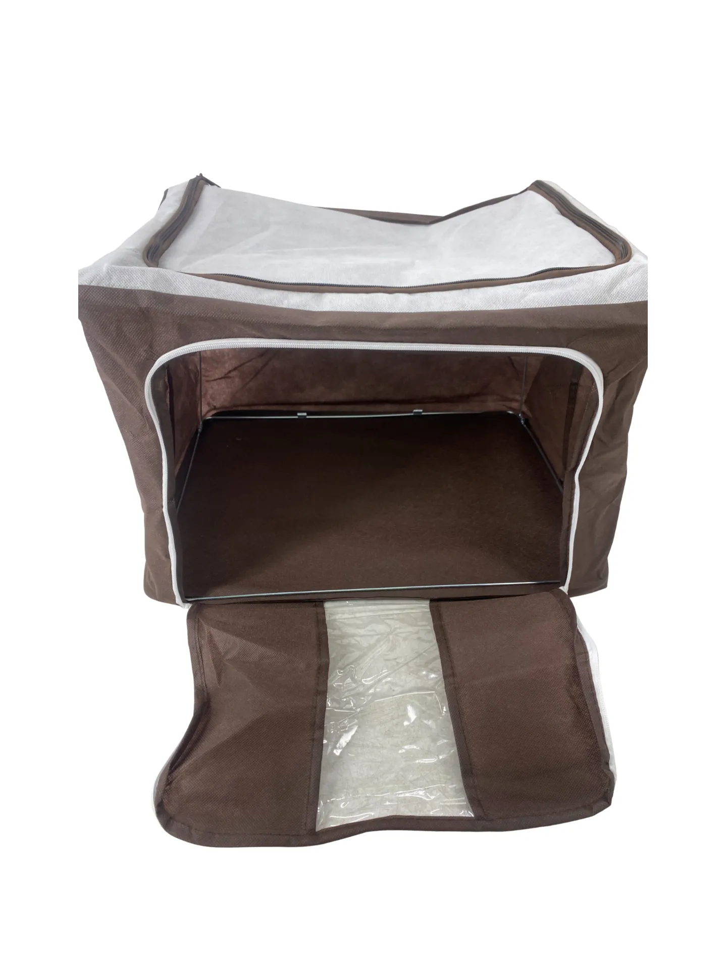 51Cm X 34Cm Foldable Clothing Storage Bags Organizer Ha-37 Brown