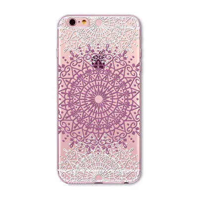 7 6s Animals Transparent Case For Iphone 7 6 6s Floral Paisley Grils Flamingo Love Words Phone Cover TPU Silicone Fundas Cases