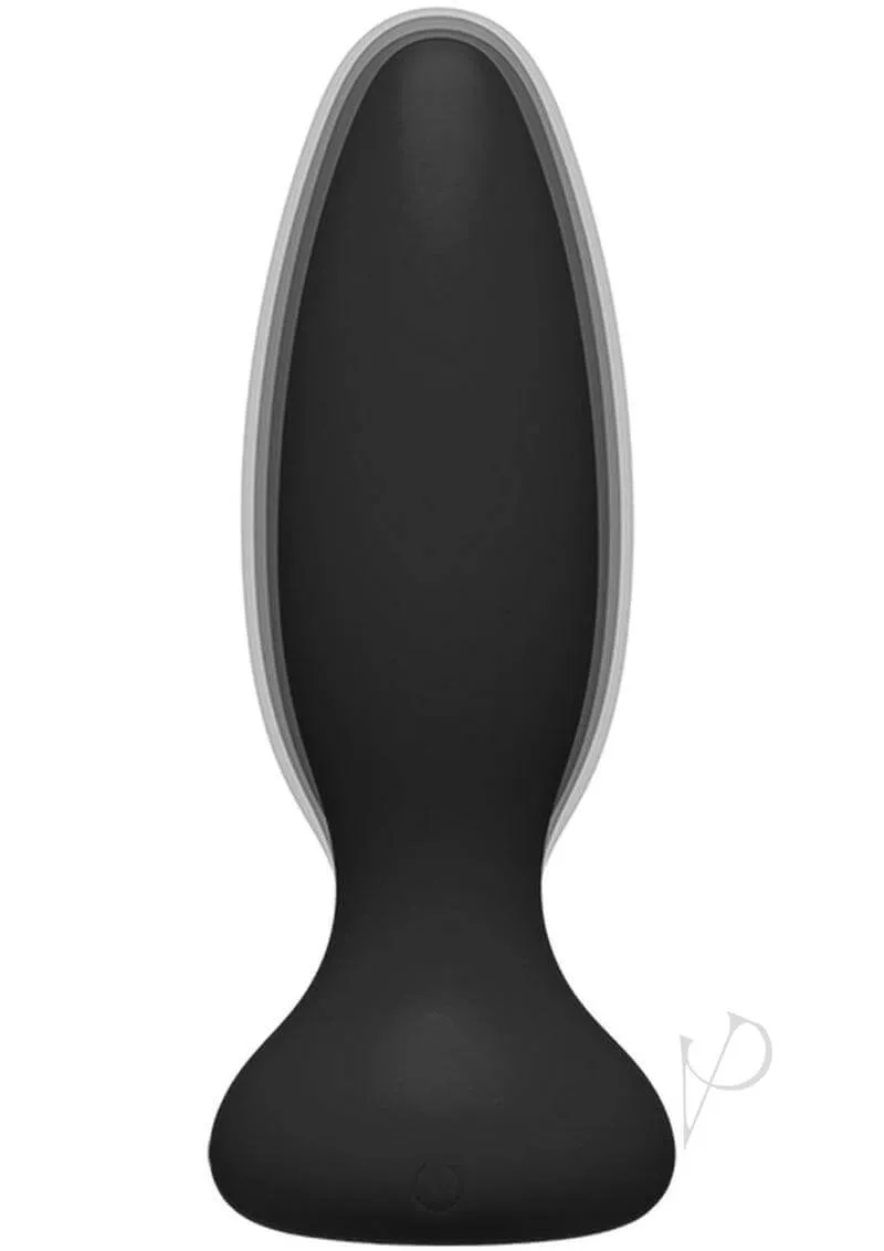 A-Play Vibe Adventurous Plug with Remote - Black | Powerful Vibrations for Anal Pleasure