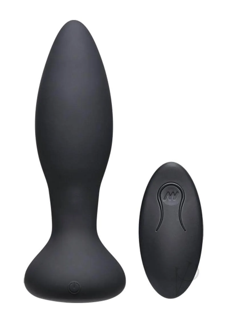 A-Play Vibe Experienced Plug with Remote - Black | Powerful Vibrations for Advanced Anal Pleasure