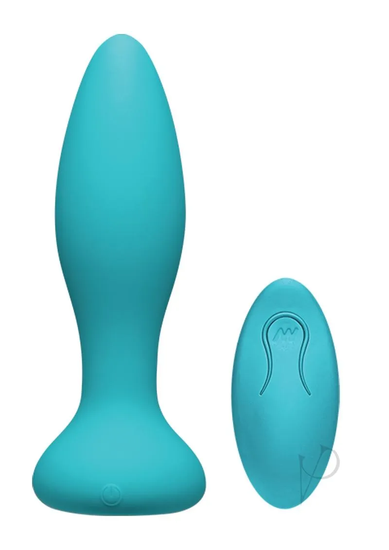 A-Play Vibe Experienced Plug with Remote - Teal | Powerful Vibrations for Advanced Anal Pleasure