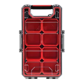 Ace 14.76 in. W X 3.15 in. H Storage Organizer Metal/Plastic 8 compartments Black/Red