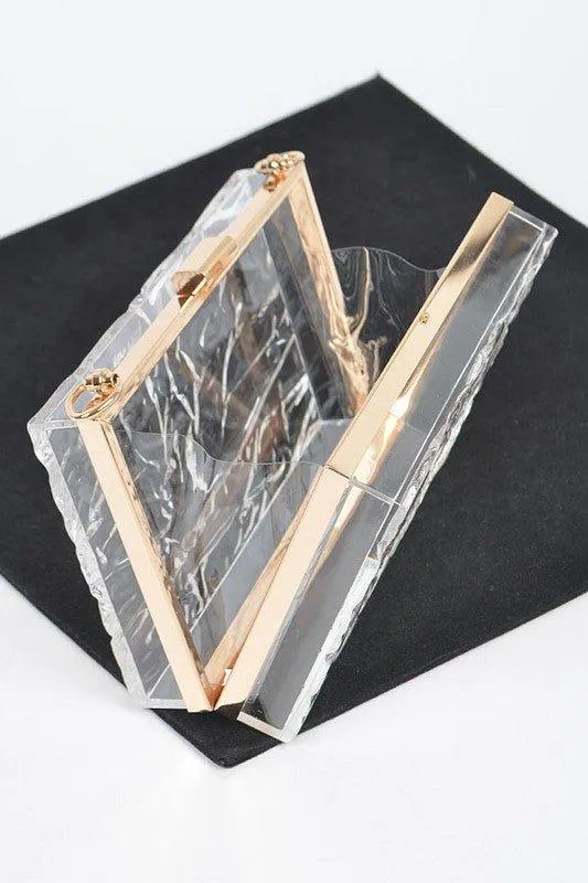 Acrylic Transparent Box Clutch