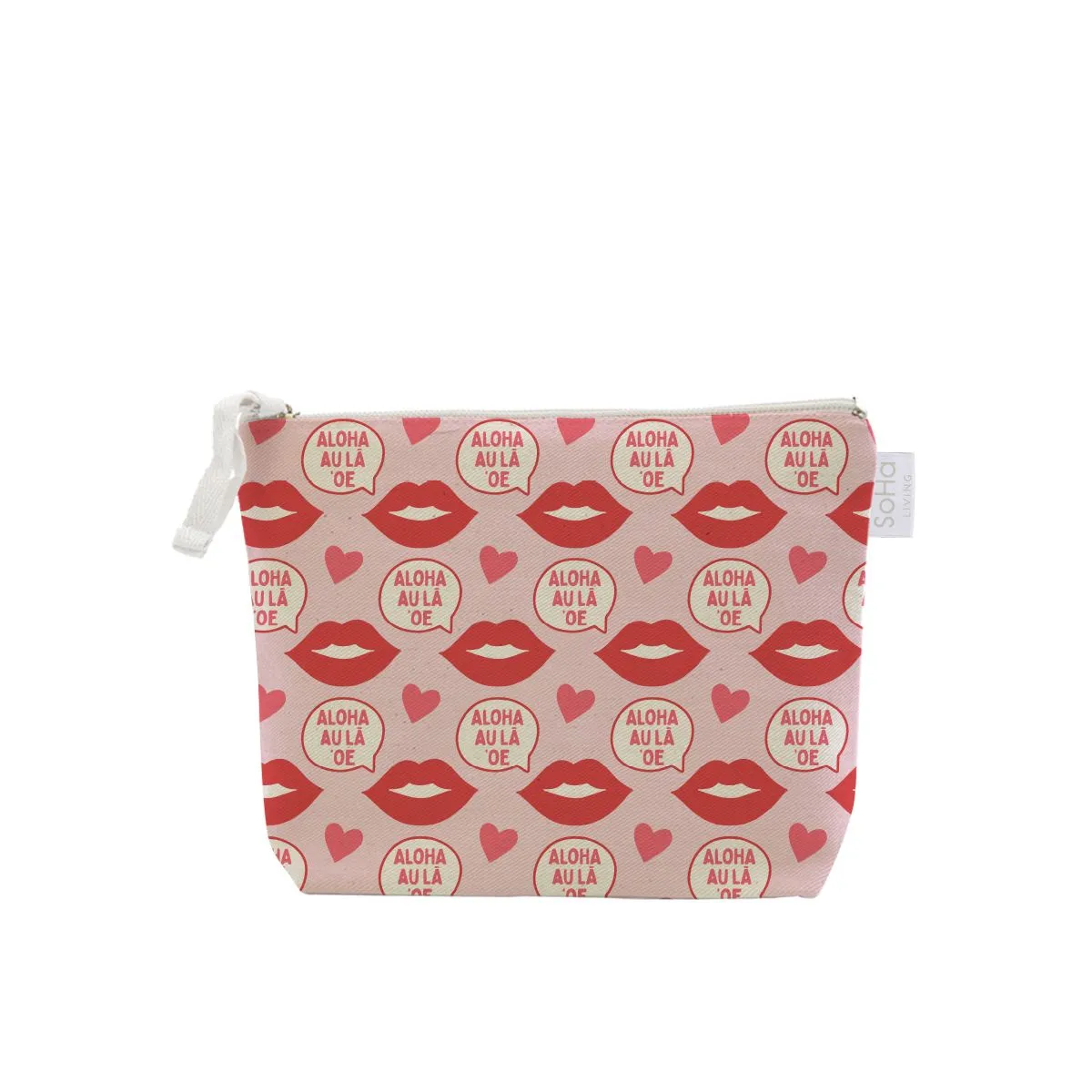 Aloha Lips Cosmetic Bag, Small