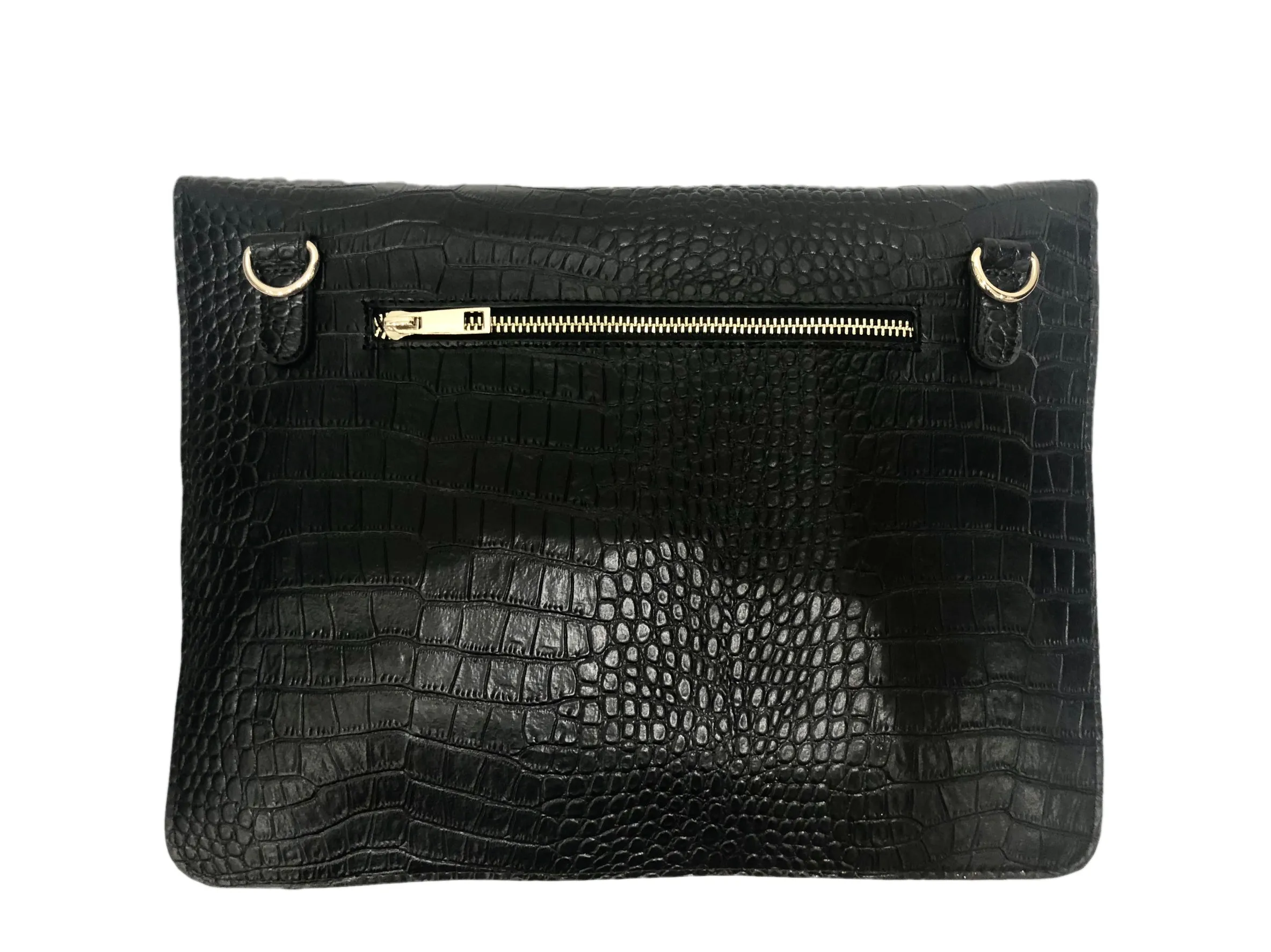 AMMA JO Wild Thing Genuine Leather Embossed Clutch