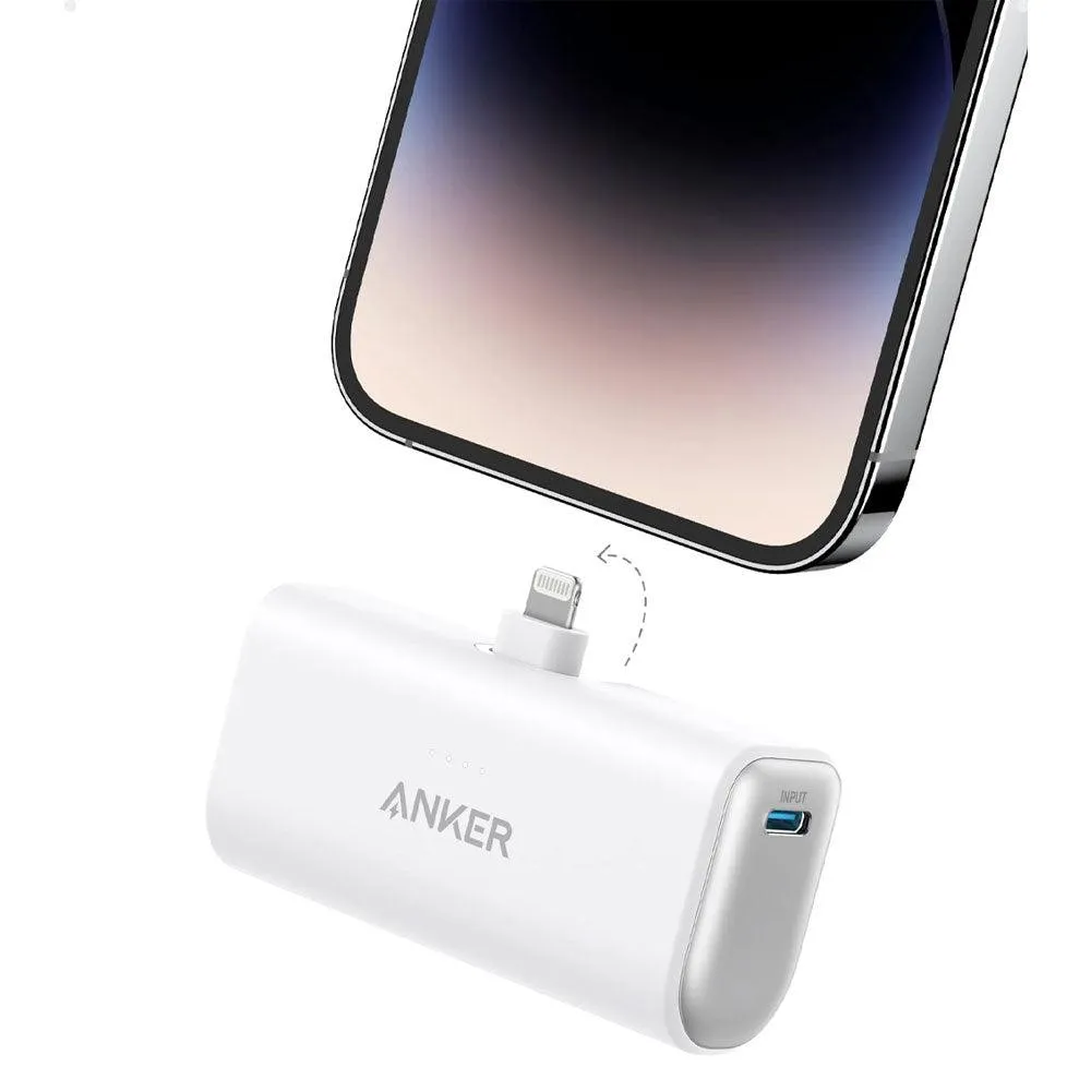 Anker 621 A1645H21 Nano Power Bank Type-C   Lightning Connector 12W 5000mAh - White