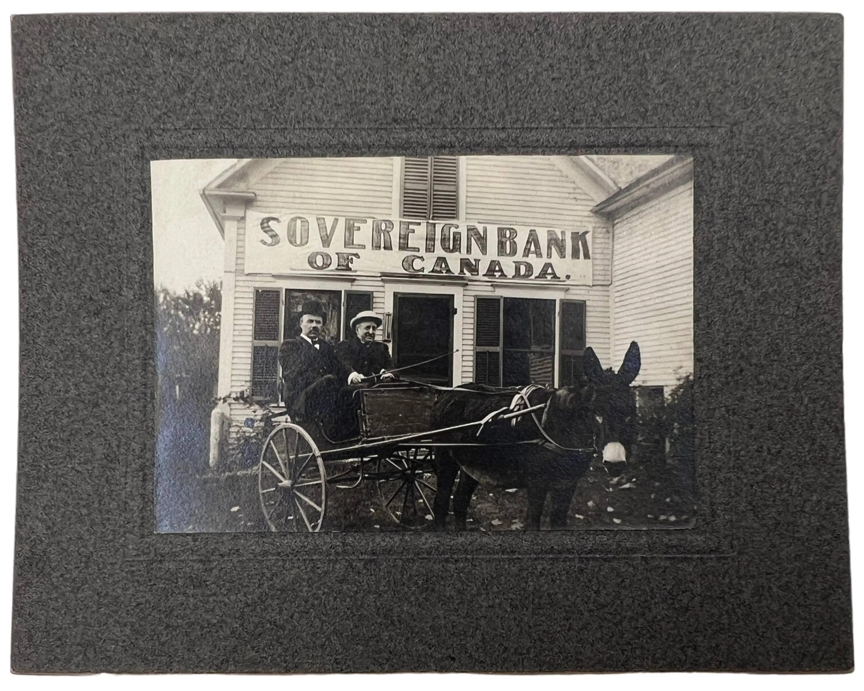 Antique Sovereign Bank of Canada Photo Rare Photograph of Branch circa 1900