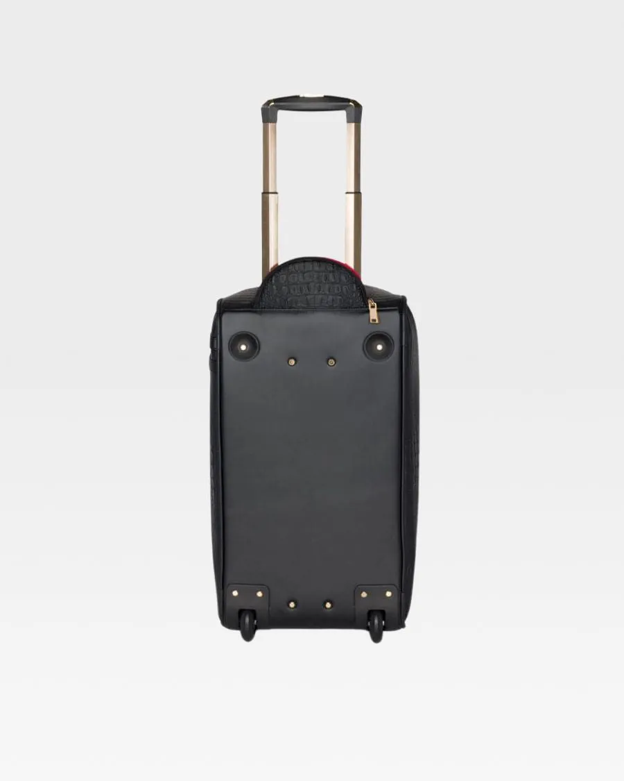 Apollo 2 Rolling Duffle Bag in Black