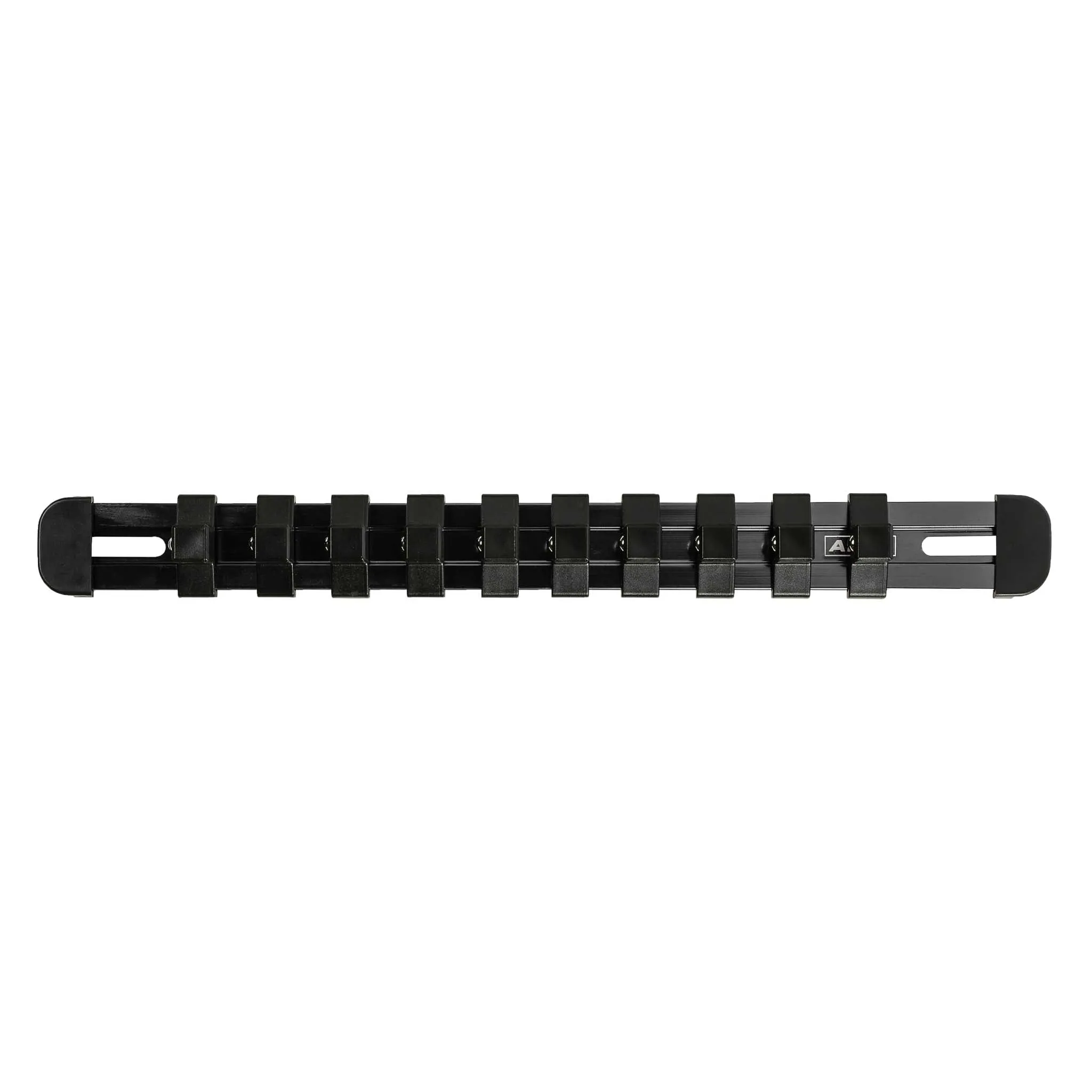 ARES 60100 - 3/8-Inch Drive Black 9.84-Inch Socket Rail with Locking End Caps