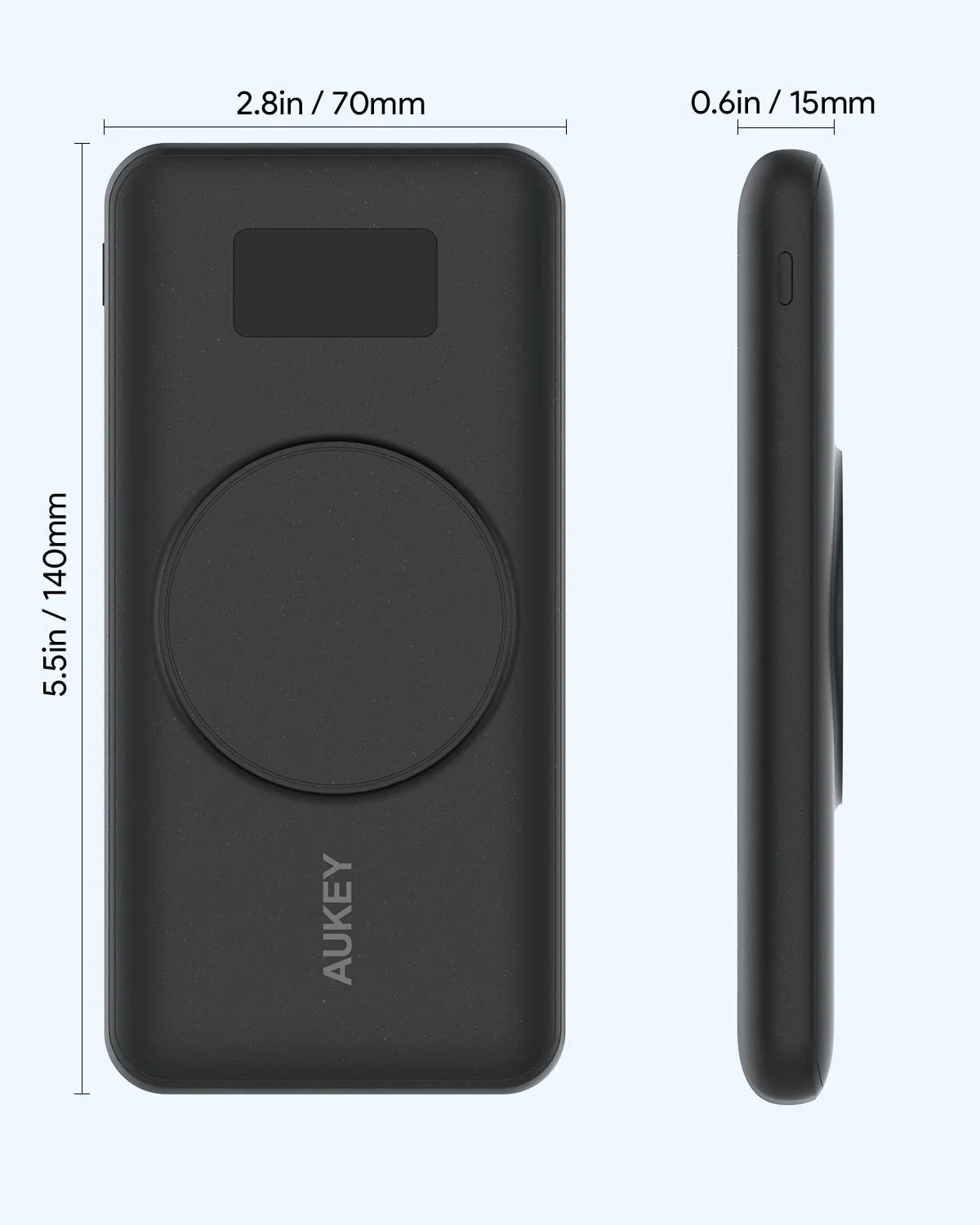 AUKEY PB-WL02i 10000MAH Magnetic Wireless Charging Power Bank