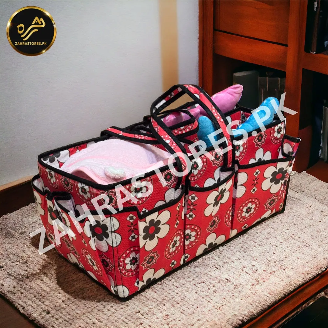 Baby Diaper Caddy Organizer (Ajrak)