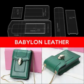 BABYLON™ Crossbody Phone Bag Leather Small Bag Pattern AAB-227