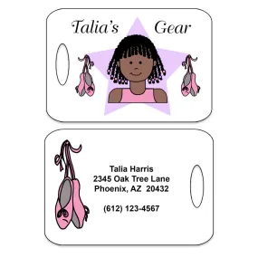 Ballet or Dance Kid Bag Tag