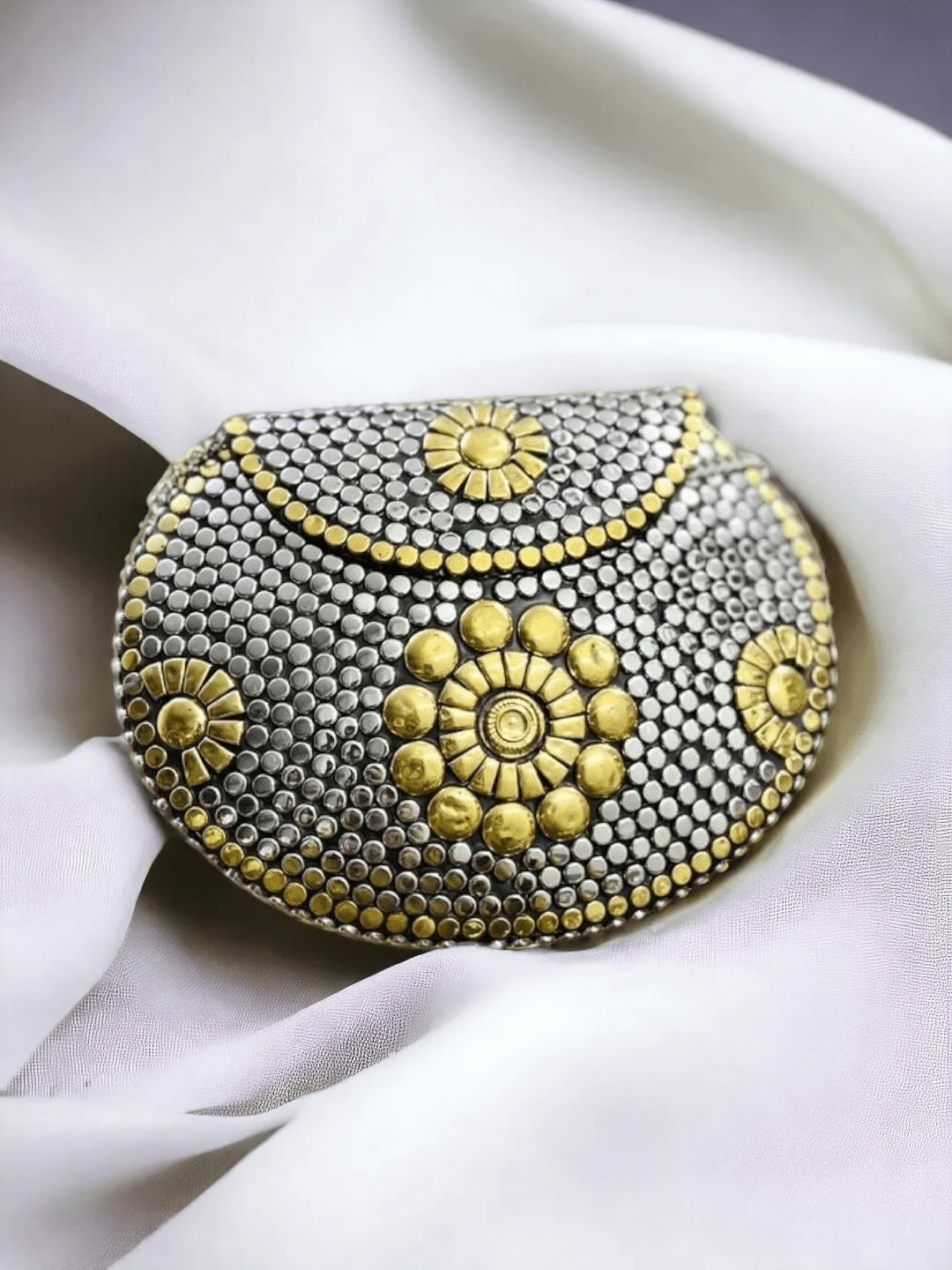 Beads Work Zinc Alloy Ladies Clutch