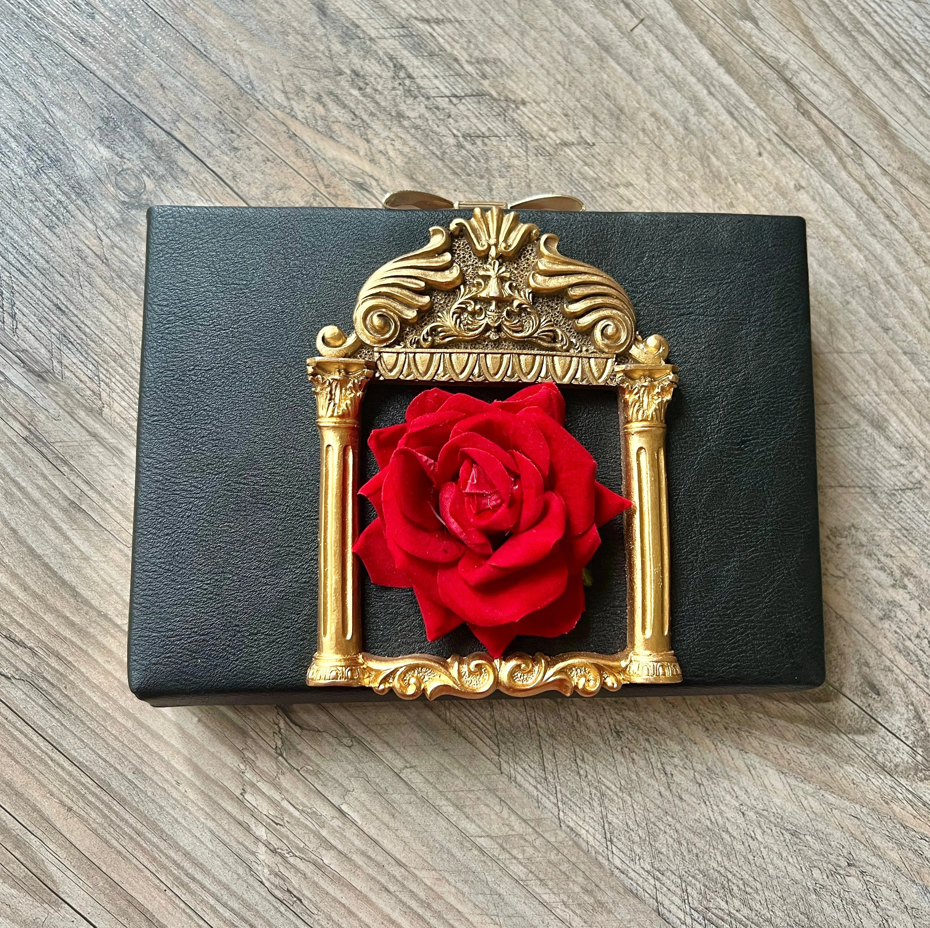 Beauty & The Beast Rose Clutch