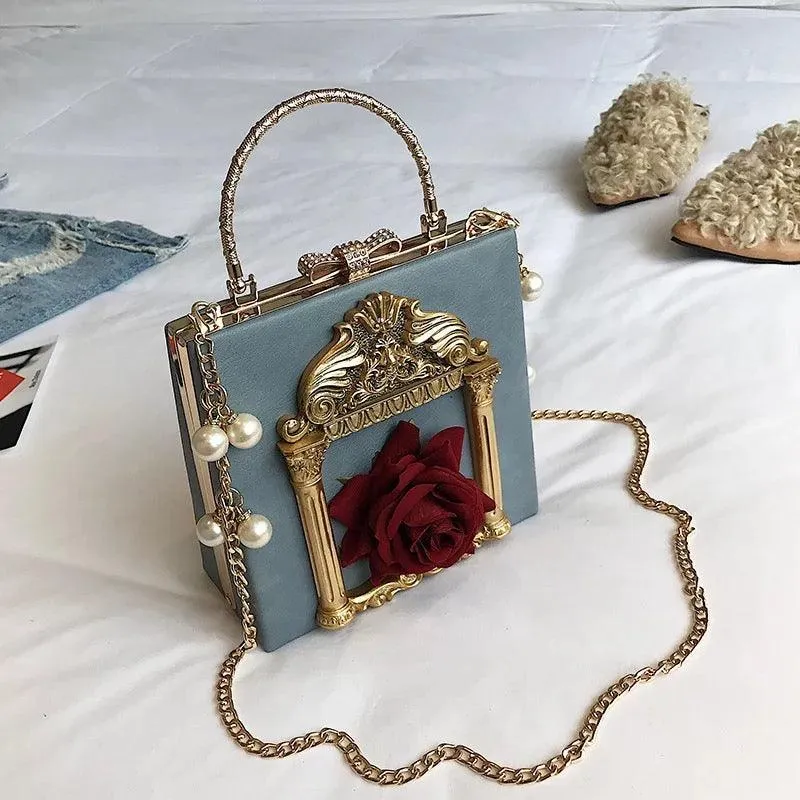 Beauty & The Beast Rose Clutch