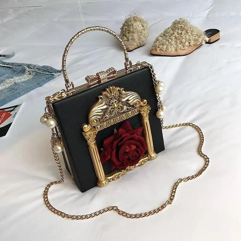 Beauty & The Beast Rose Clutch