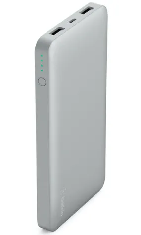 Belkin 10,000mAh Power Bank Battery Pack in Silver