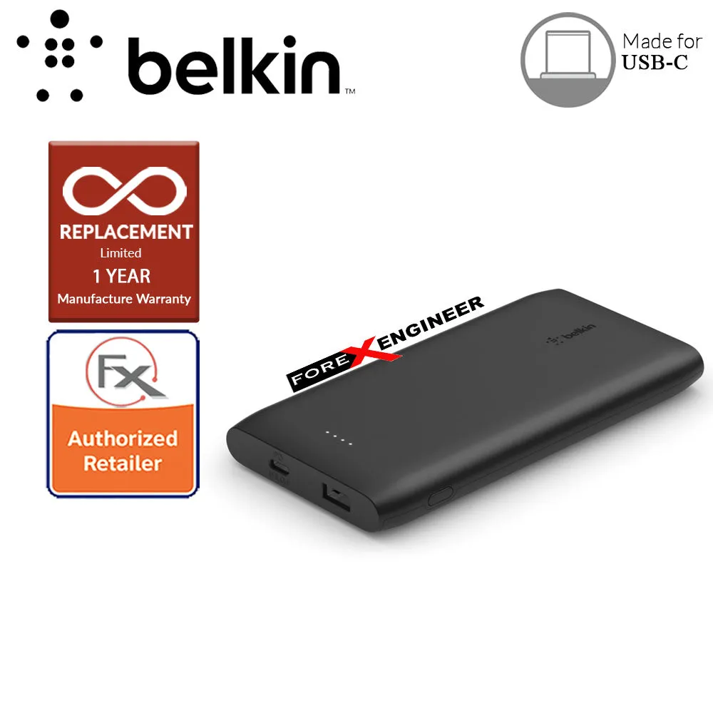 Belkin BOOST↑CHARGE™ USB-C PD Power Bank 10K   USB-C Cable - Black ( Barcode : 745883797295 )