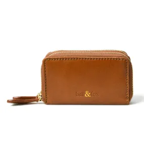 Bell & Fox Ava Double Zip Purse-Caramel