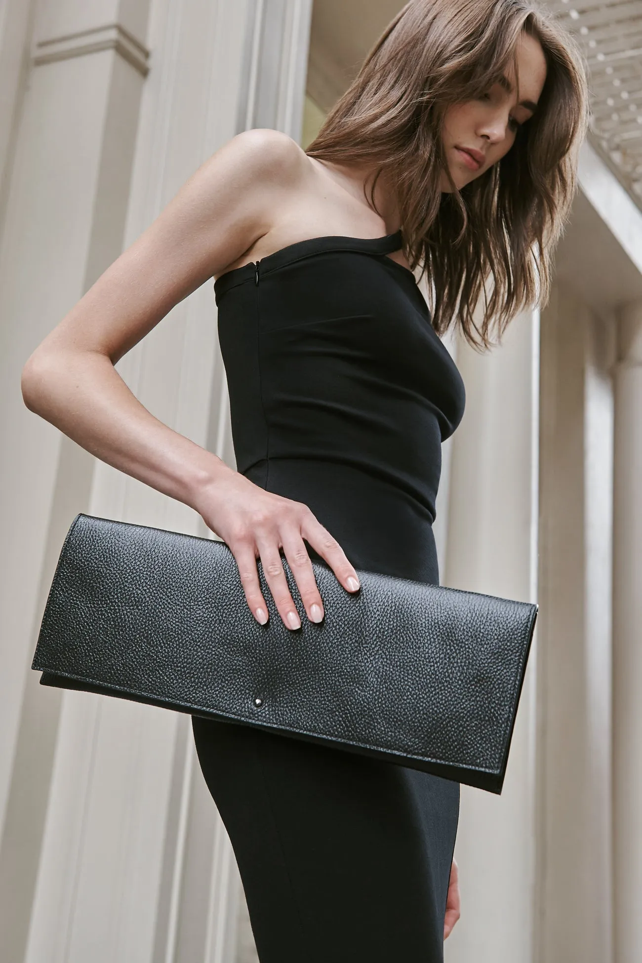 Belle Leather Clutch