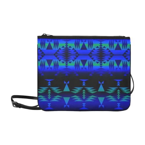 Between the Blue Ridge Mountains Slim Clutch Bag