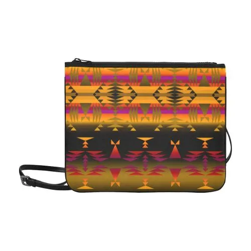 Between the Sierra Mountains Slim Clutch Bag