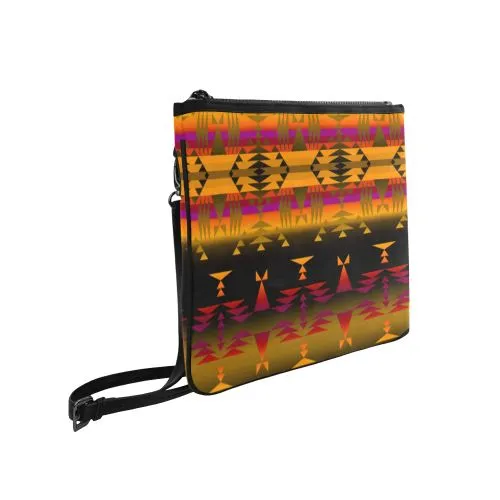 Between the Sierra Mountains Slim Clutch Bag