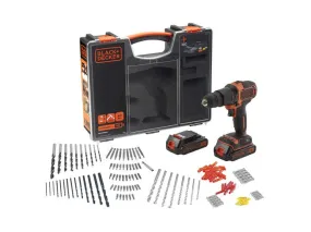 Black Decker Wkrętarka Udarowa 18V 2X1,5Ah Li-Ion   Akcesoria   Organizer