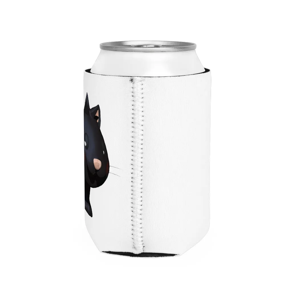 Black Kitty Can Cooler Sleeve