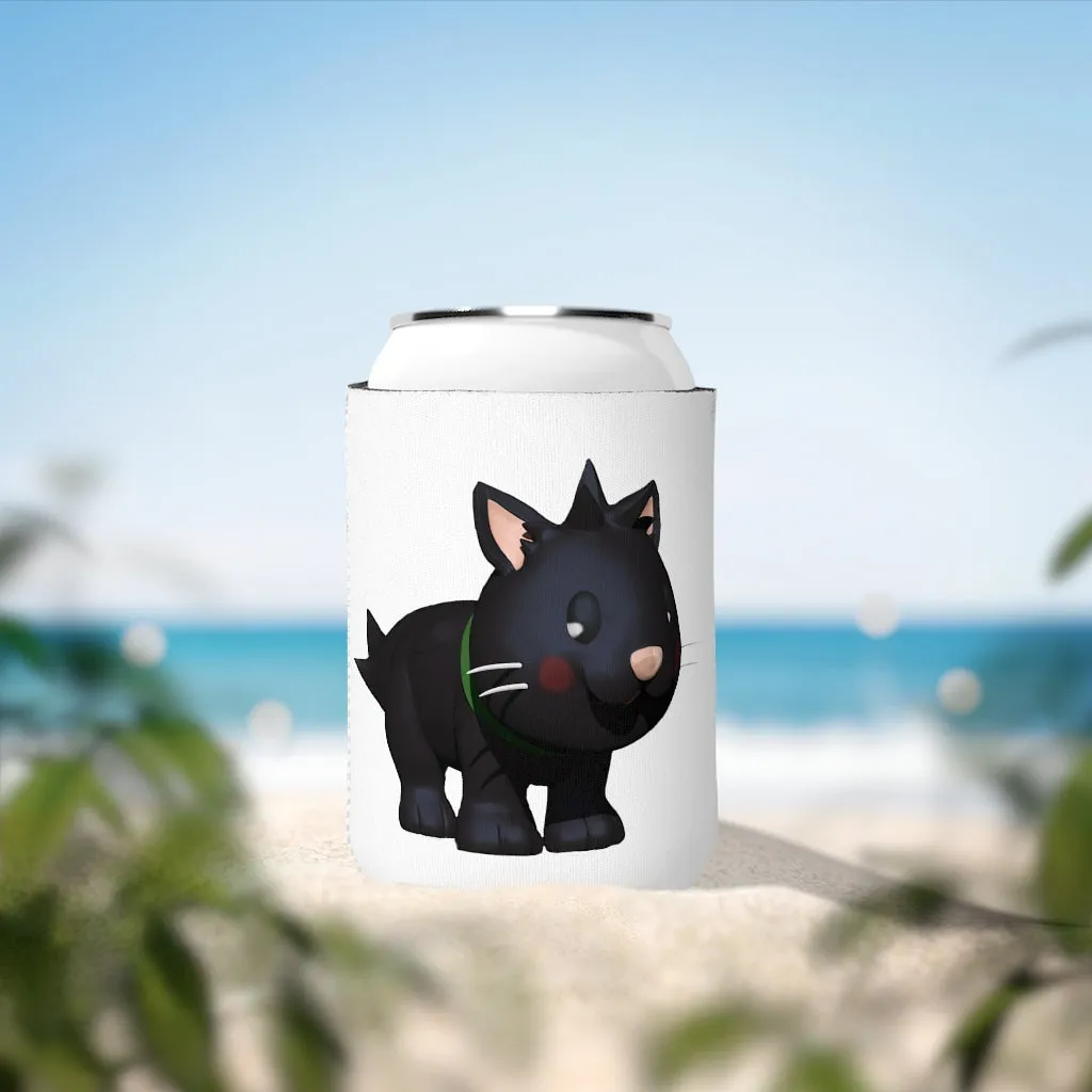 Black Kitty Can Cooler Sleeve