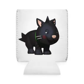 Black Kitty Can Cooler Sleeve