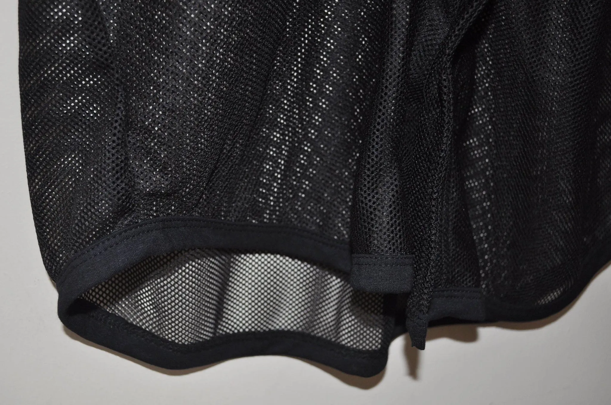 Black Mesh Full Button Custom Baseball Jerseys    // Handmade--