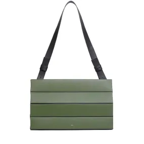 Block Large Foldable Tote Bag - Green/Black