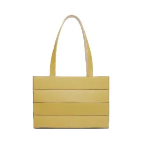 Block Medium Foldable Tote Bag - Yellow