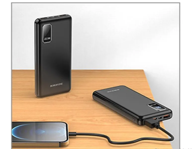 Borofone BJ15 10000mAh PD 20W   QC3.0 Fast Charge Power Bank