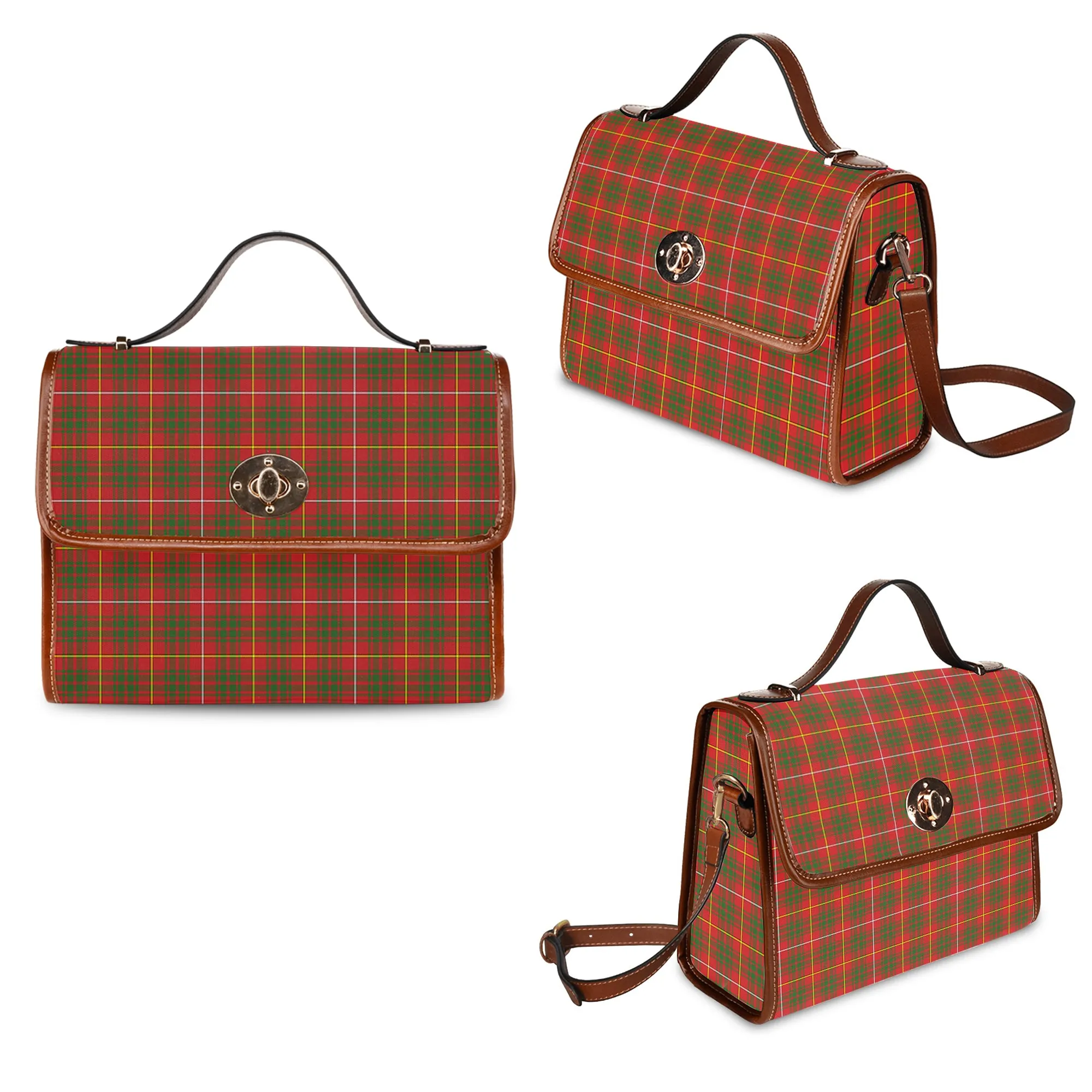 Bruce County Canada Tartan Waterproof Canvas Bag