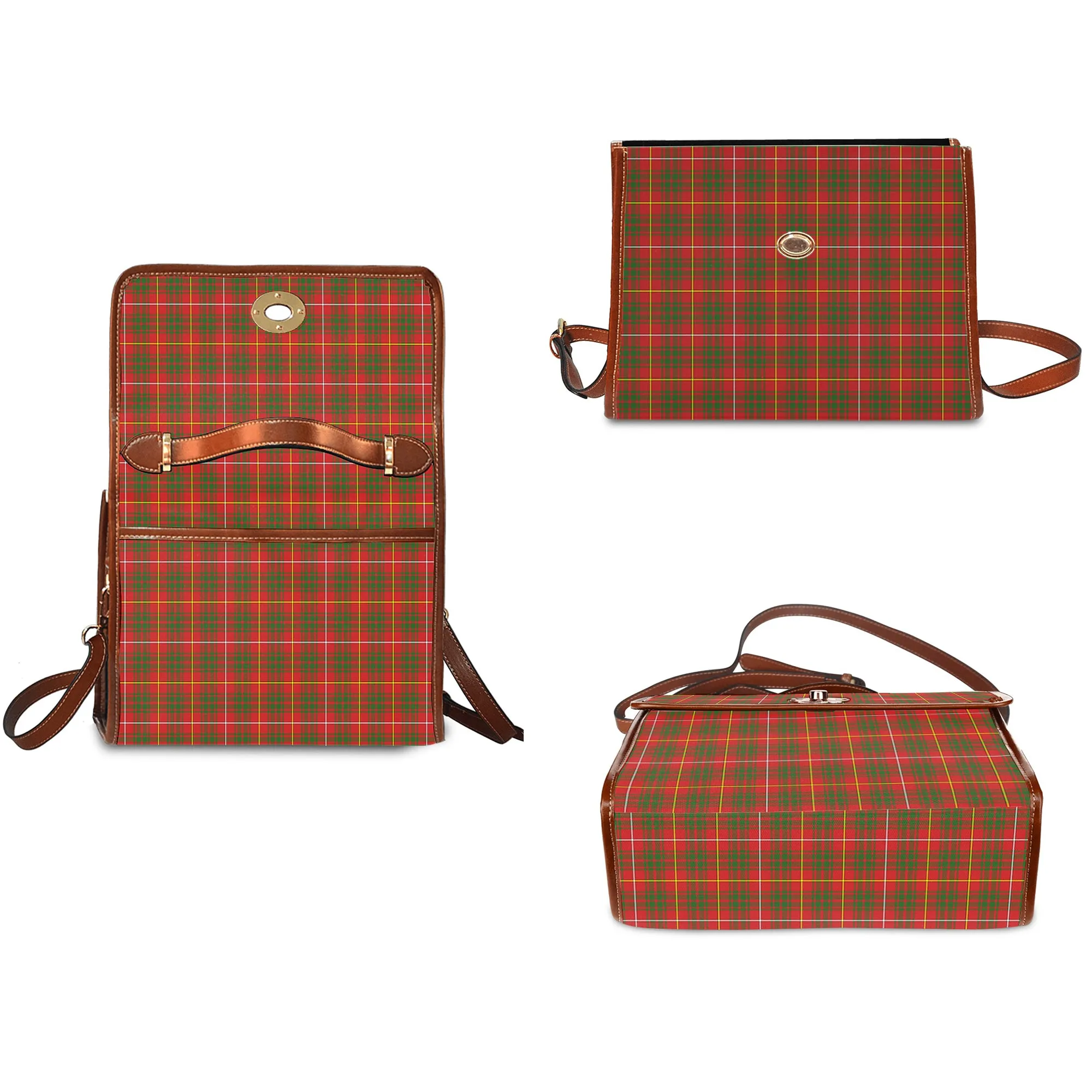 Bruce County Canada Tartan Waterproof Canvas Bag